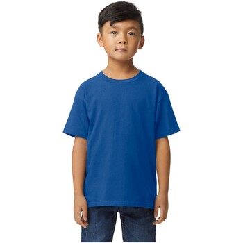 Vêtements Enfant T-shirts manches courtes Gildan Softstyle Bleu