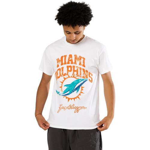 Vêtements Enfant T-shirts manches courtes Hype Miami Dolphins Blanc