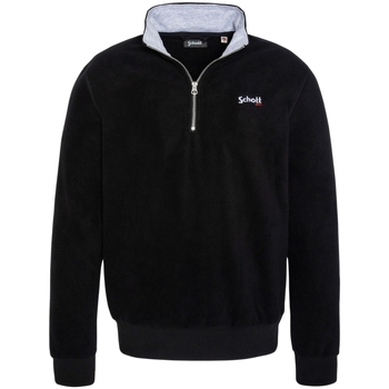 Vêtements Homme Sweats Schott Pull polaire zippe  Ref 58930 Noir Noir