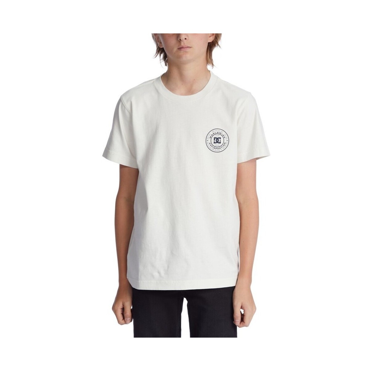 Vêtements Garçon T-shirts & Polos DC Shoes Junior - T-shirt manches courtes - blanc Blanc