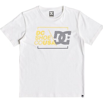 Vêtements Garçon T-shirts & Polos DC SHOES DAFITI Junior - T-shirt manches courtes - blanc Blanc