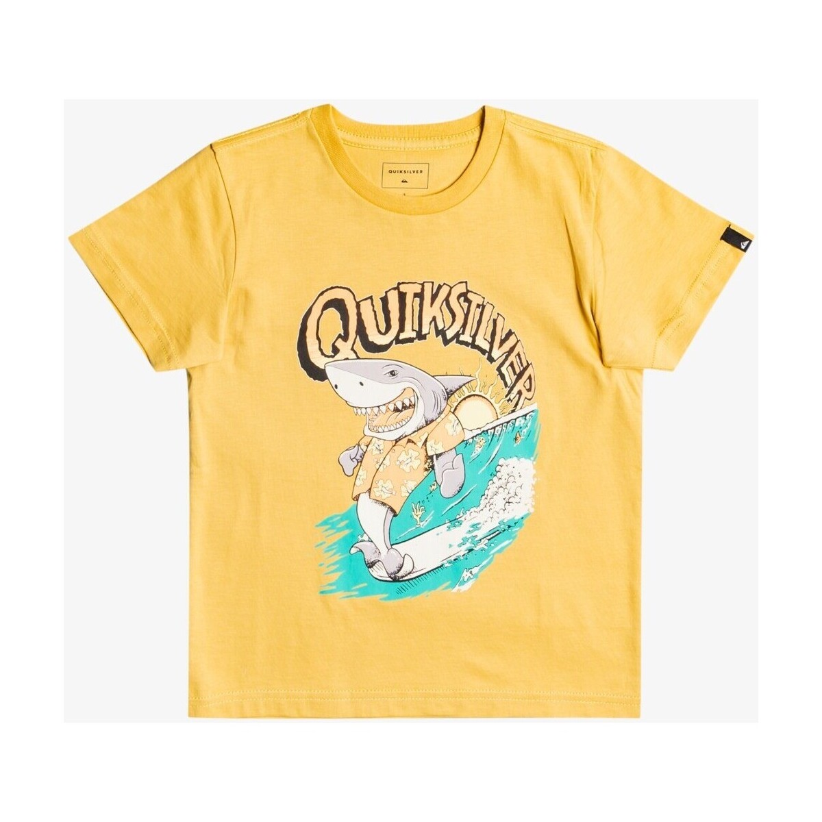 Vêtements Garçon T-shirts & Polos Quiksilver - T-shirt junior - jaune Autres
