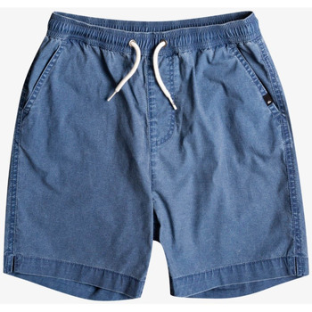 short enfant quiksilver  - bermuda junior - bleu jean 