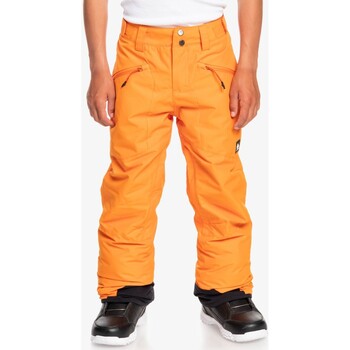 jeans enfant quiksilver  - pantalon de ski junior - orange 