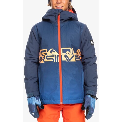 Vêtements Garçon Doudounes Quiksilver - Manteau de ski junior - marine Autres