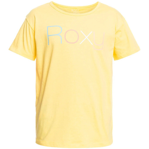 Vêtements Fille Housses de couettes Roxy - Tee-shirt junior - jaune Autres