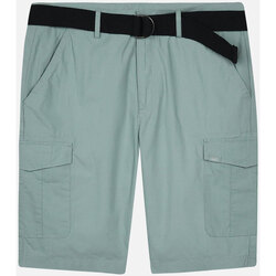 Vêtements Homme Shorts / Bermudas Oxbow Short popeline ceinture intégrée ORAGO Vert
