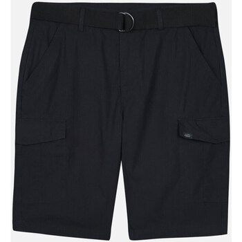 Vêtements Homme Bb14 Shorts / Bermudas Oxbow Short popeline ceinture intégrée ORAGO Noir