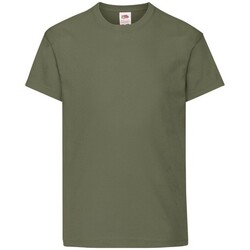 Vêtements Enfant T-shirts manches courtes Fruit Of The Loom 61019 Vert