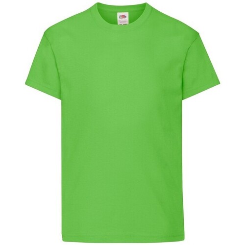 Vêtements Enfant T-shirts manches courtes Fruit Of The Loom Original Vert