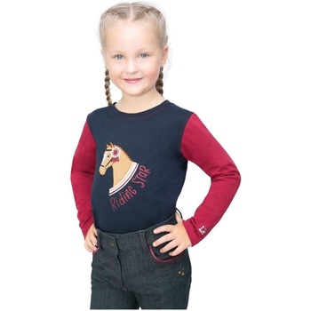Vêtements Fille T-shirts manches longues Little Rider Riding Star Collection Multicolore