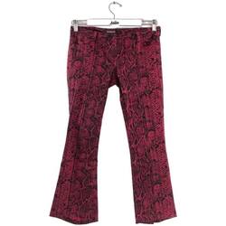 Vêtements Femme Pantalons Print Balmain Pantalon court en coton Rouge