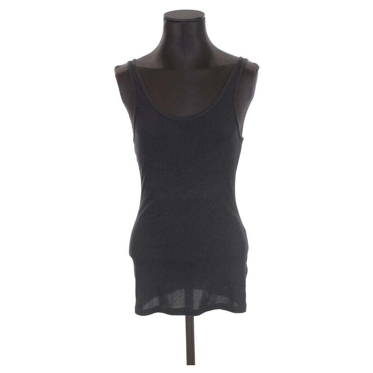 Vêtements Femme Débardeurs / T-shirts sans manche James Perse Top à bretelles en coton Noir