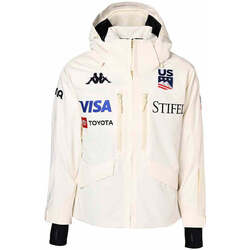 Vêtements Femme Vestes de survêtement Kappa Veste 6Cento 604F US Ski Team Blanc