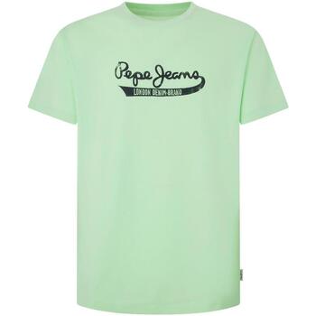 Vêtements Homme T-shirts manches courtes Pepe jeans  Vert