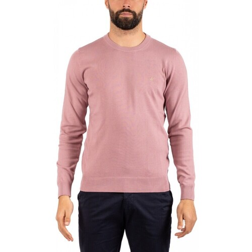 Vêtements Homme T-shirts manches longues Brooksfield PULL HOMME Rose