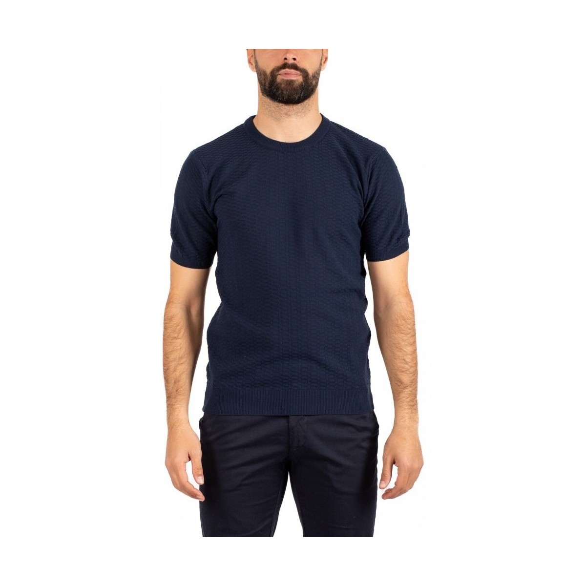 Vêtements Homme T-shirts & Polos Daniele Alessandrini T-SHIRT HOMME Bleu