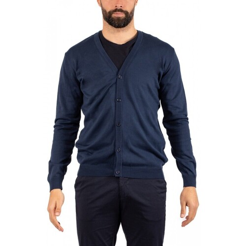 Vêtements Homme T-shirts manches longues Daniele Alessandrini PULL HOMME Bleu