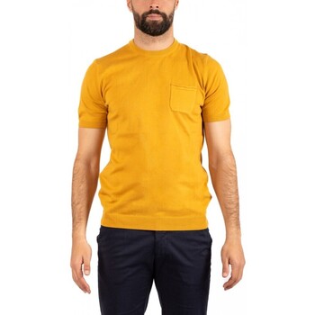 Vêtements Homme T-shirts & Polos Daniele Alessandrini T-SHIRT HOMME Jaune