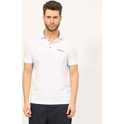 Vêtements Homme T-shirts & Polos EAX Polo  en jersey Milan/New York Blanc