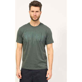 Vêtements Homme T-shirts & Polos EAX T-shirt à col rond coupe classique Gris