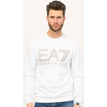 Vêtements Homme Sweats Emporio Armani EA7 Sweat-shirt à col rond  avec Logo Series en coton Blanc