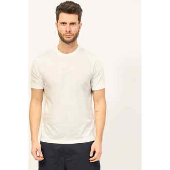 Vêtements Homme T-shirts & Polos EAX T-shirt coupe classique avec col rond Blanc