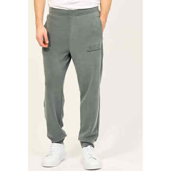Vêtements Homme Pantalons EAX Pantalon de jogging  en coton avec logo Vert