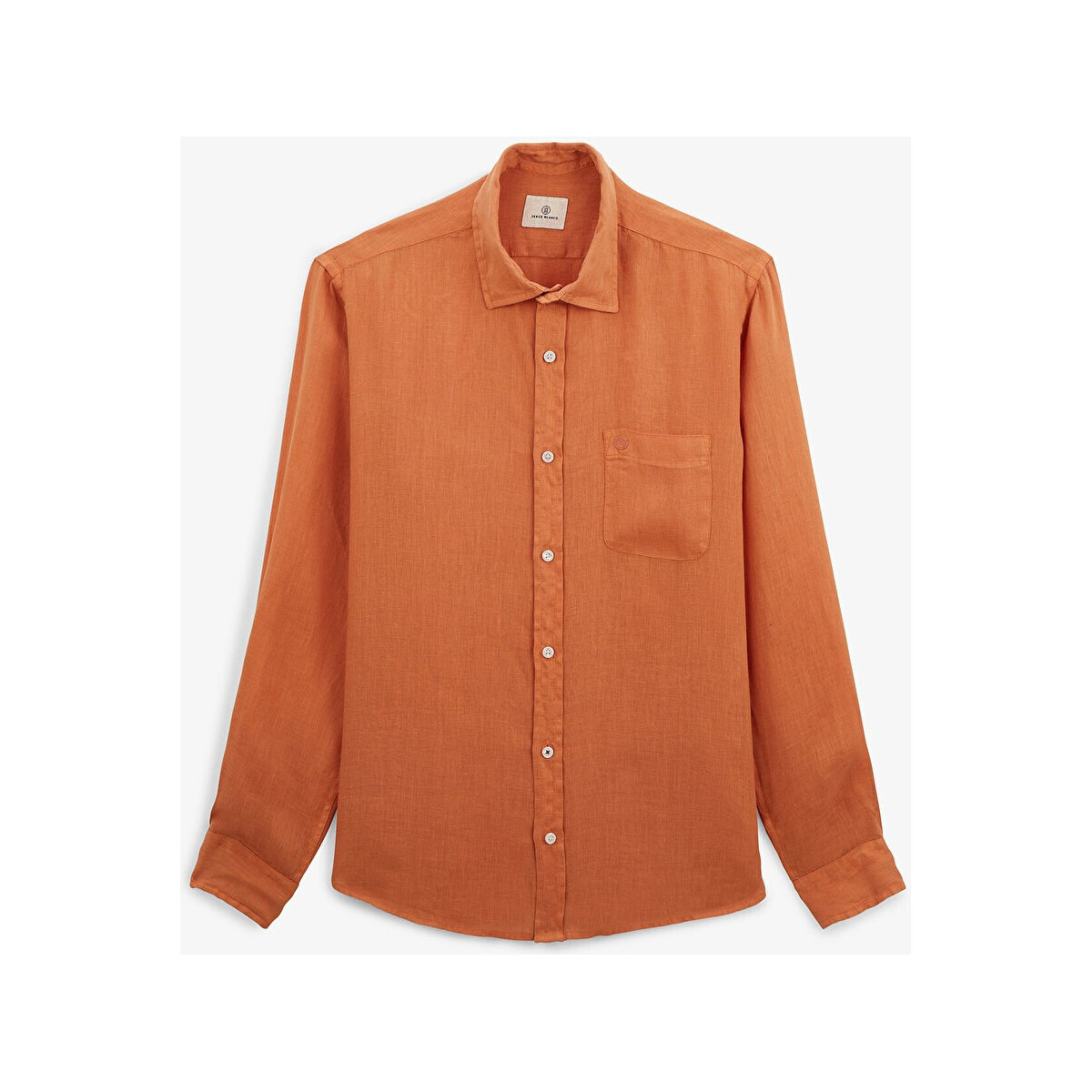 Vêtements Homme Chemises manches longues Serge Blanco - CHEMISE LIN Orange