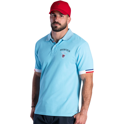 Vêtements Homme adidas Tennis Freelift Polo embroidered Homme Ruckfield Polo embroidered en maille piqué Bleu