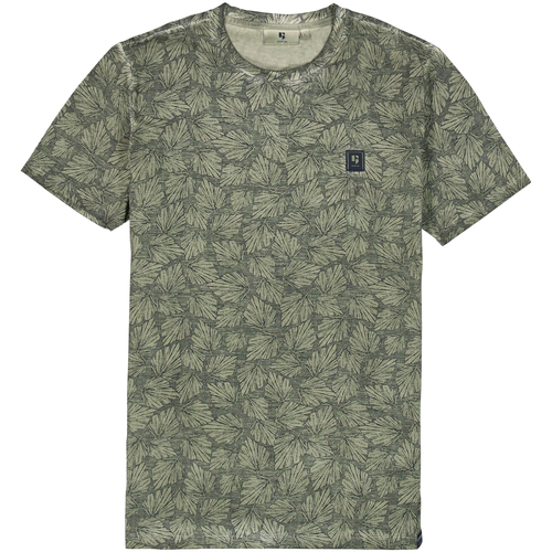 Vêtements Homme T-shirts & Polos Garcia T-shirt coton col rond Kaki