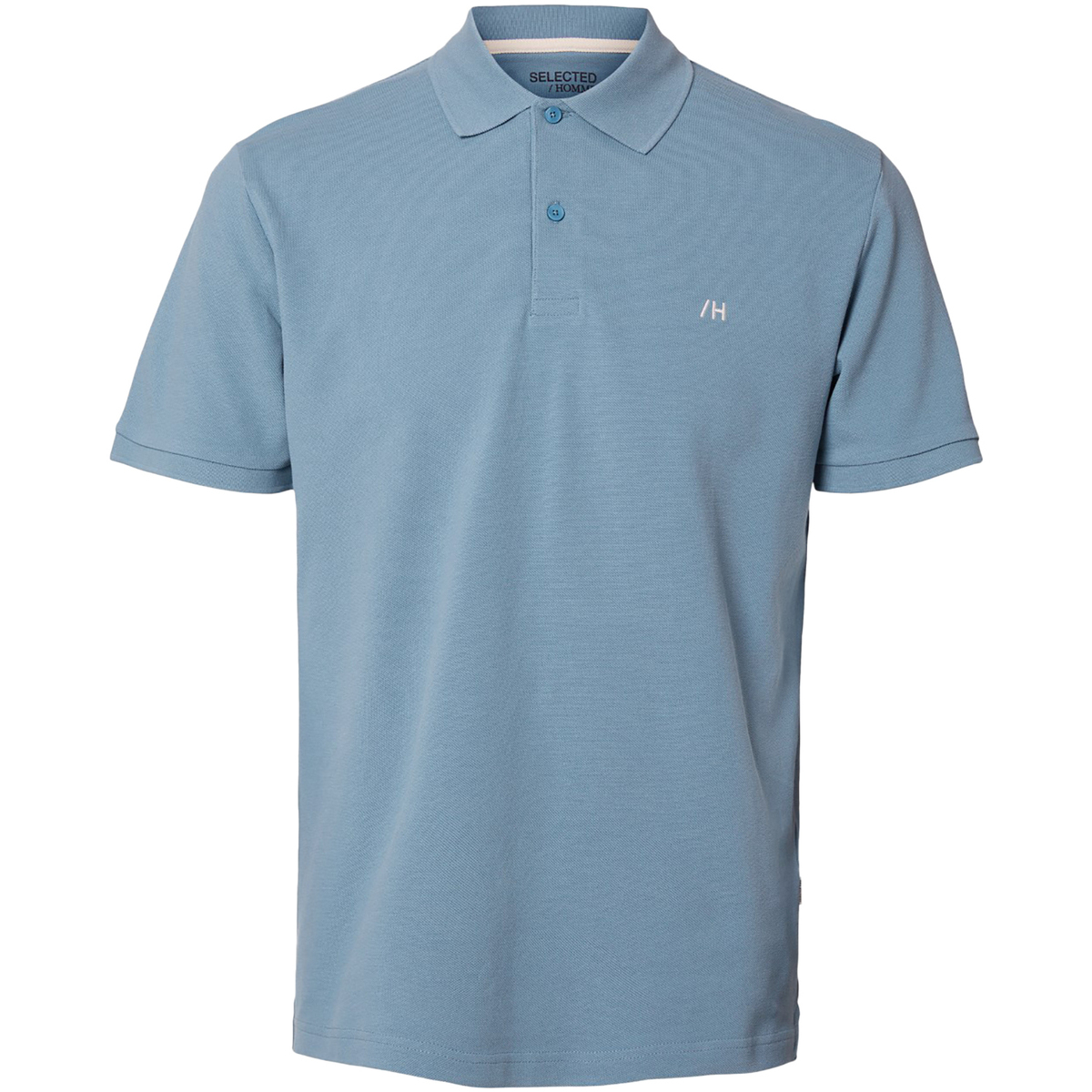 Vêtements Homme T-shirts & Polos Selected Polo en maille piquée Bleu