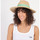 Connectez vous ou créez un compte avec Casquettes Oxbow Chapeau de paille foulard imprimé ECRUM Noir