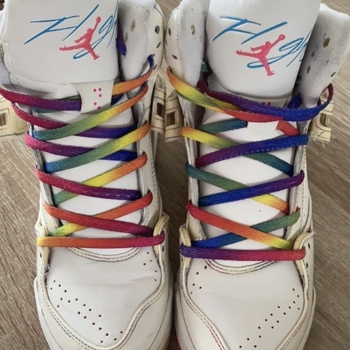 Chaussures Femme Baskets montantes Air diaz_fortun Jordan Basket air diaz_fortun jordan flight 45 Blanc