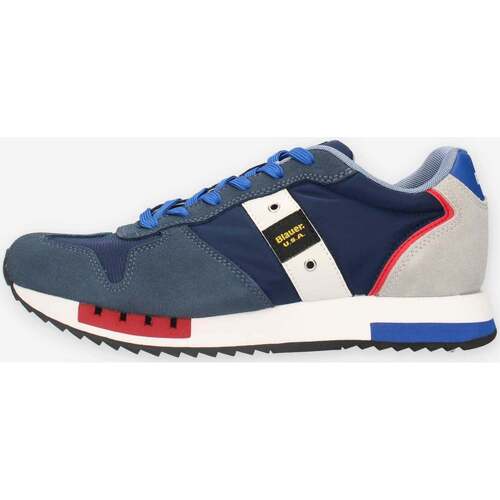 Chaussures Homme Baskets montantes Blauer S4QUEENS01/MES-NVY/ROY Bleu