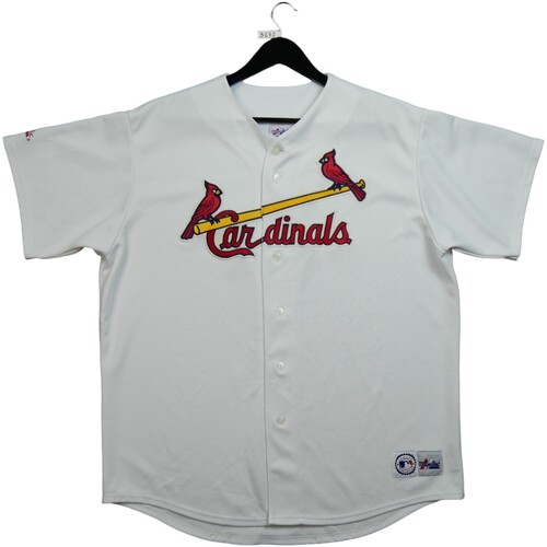Vêtements Homme T-shirts manches courtes Majestic Maillot  St Louis Cardinals MLB Blanc