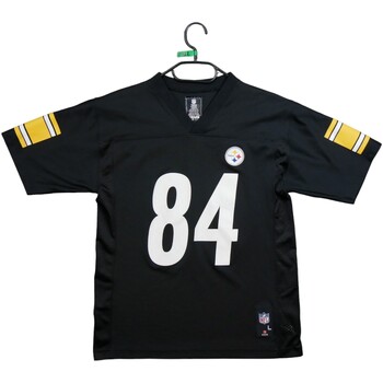 Vêtements Enfant T-shirts manches courtes Nfl Maillot  Pittsburgh Steelers Noir