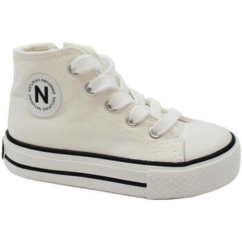 Chaussures Enfant Baskets montantes Naturino NAT-E24-18270-WH-a Blanc