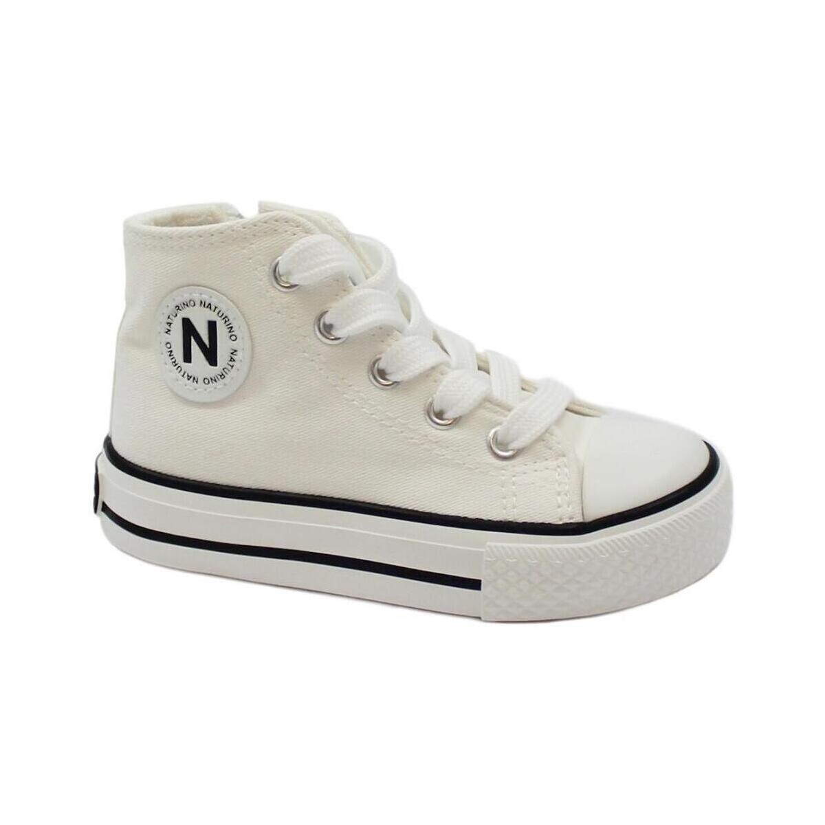 Chaussures Enfant Baskets montantes Naturino NAT-E24-18270-WH-a Blanc