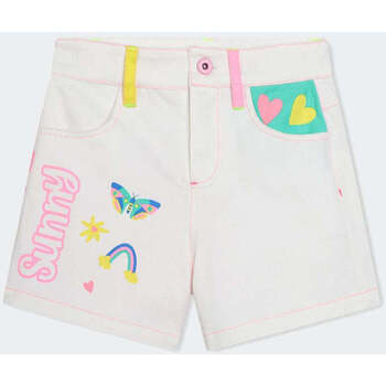 Vêtements Enfant Shorts Eric / Bermudas Billieblush  Blanc