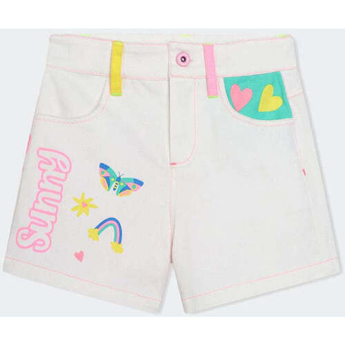 Vêtements Enfant robe Shorts / Bermudas Billieblush  Blanc