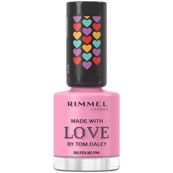 Beauté Femme Vernis à ongles Rimmel London Made With Love By Tom Daley Vernis À Ongles 060-pick Me Rose 