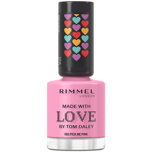 Beauté Femme Galettes de chaise homme Rimmel London Made With Love By Tom Daley Vernis À Ongles 060-pick Me Rose 