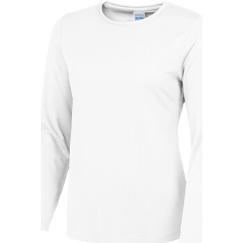 Vêtements Femme T-shirts manches longues Awdis Cool JC012 Blanc
