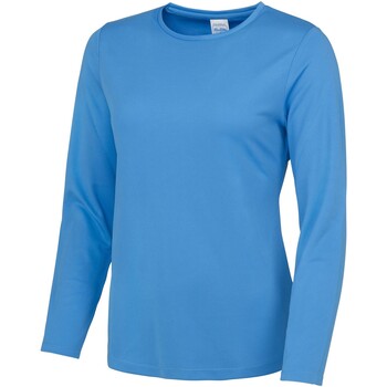 Vêtements Femme T-shirts manches longues Awdis Cool JC012 Bleu