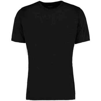 Vêtements Homme T-shirts sleeve manches longues Kustom Kit Gamegear Noir