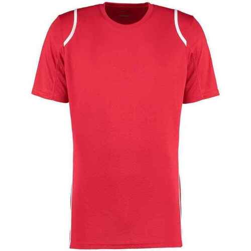 Vêtements Homme T-shirts sleeve manches longues Kustom Kit Gamegear Rouge