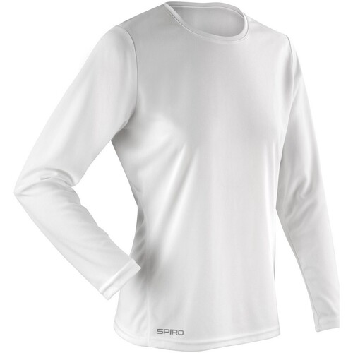 Vêtements Femme T-shirts manches longues Spiro SR254F Blanc