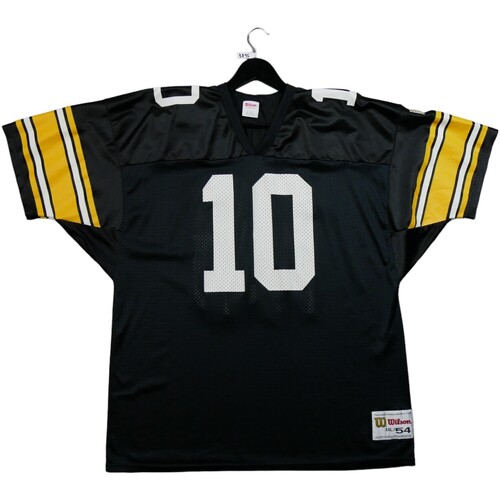 Vêtements Homme The Indian Face Wilson Maillot  Pittsburgh Steelers NFL Noir