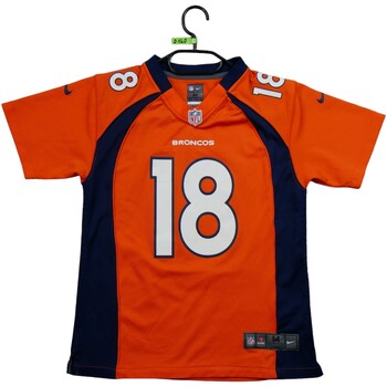 Vêtements Enfant YMC Wild Ones T-Shirt aus Bio-Baumwolle Blau Nike Maillot  Denver Broncos NFL Orange
